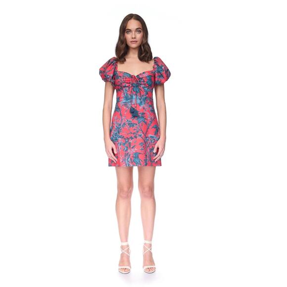 CARA CARA Flirty GIGI MINI SUN DRESS IN PINK HERON WATERMELON SZ XXS - Picture 1 of 10